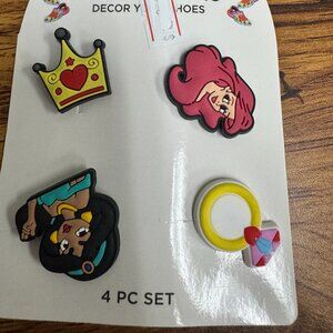 NEW Disney Shoe Charms 4pk